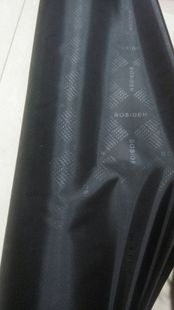 高档防绒羽绒服棉服里布黑色印花防绒透气内衬服装布料