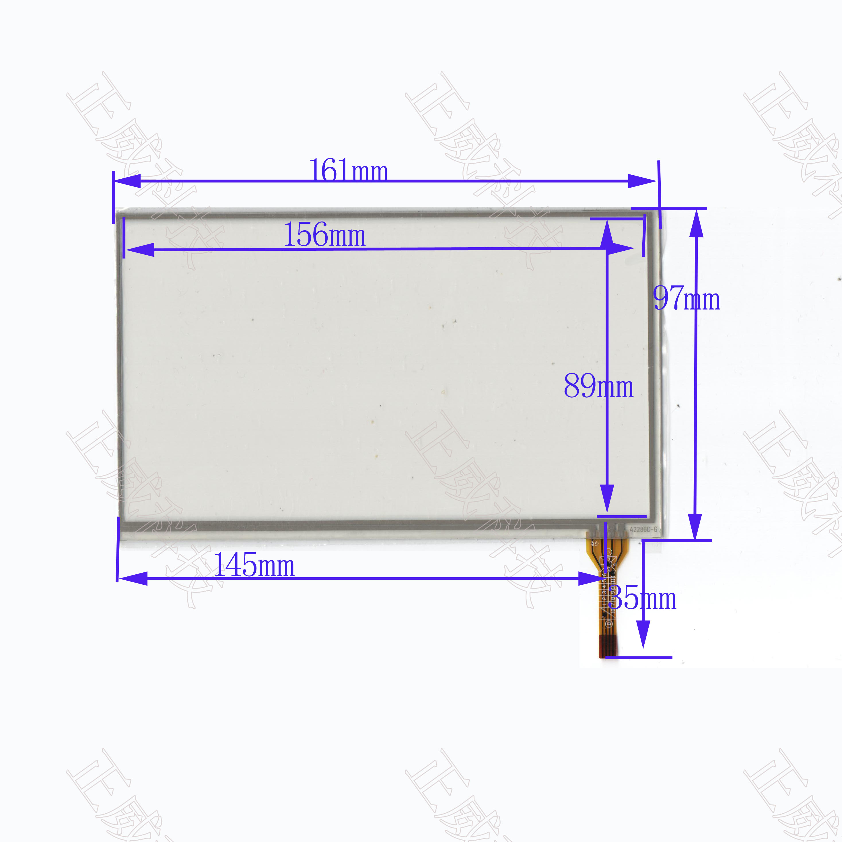 A2286E-G 昂达VX610+  VX610W VX610A 触摸外屏 手写屏 原装正品