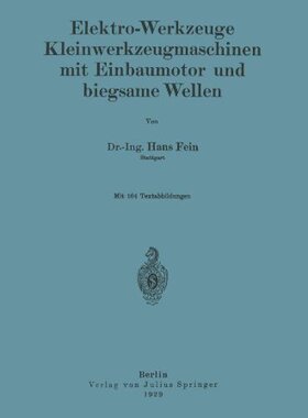 【预订】Elektro-Werkzeuge Kleinwerkzeugmasch...