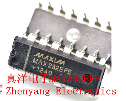 MAX232EPE MAXIM DIP16全新原装现货RS-232