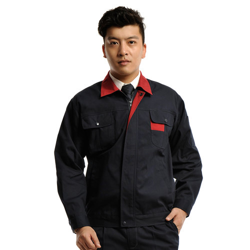 全棉帆布防烫汽修套装劳保服