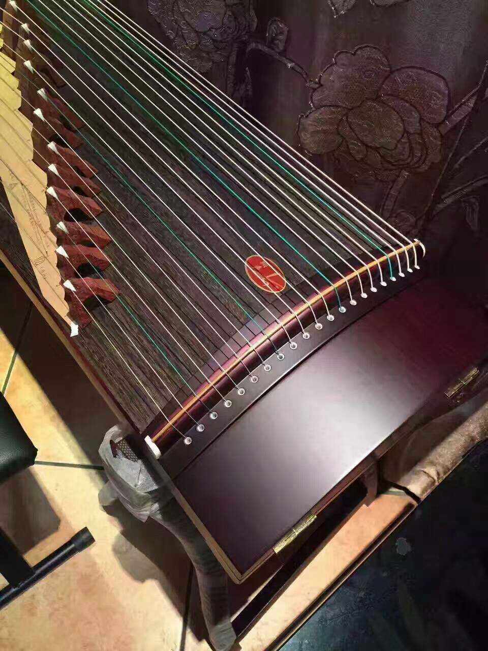 翔声正品古筝半筝入门演奏级130紫檀素面美玉无暇