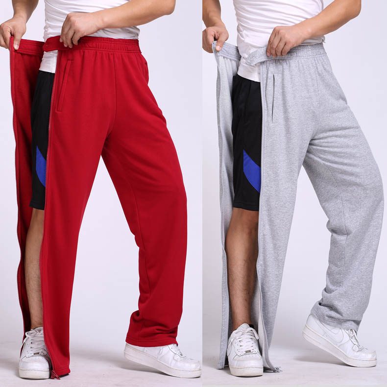 两侧全开篮球男大码直筒卫裤球裤