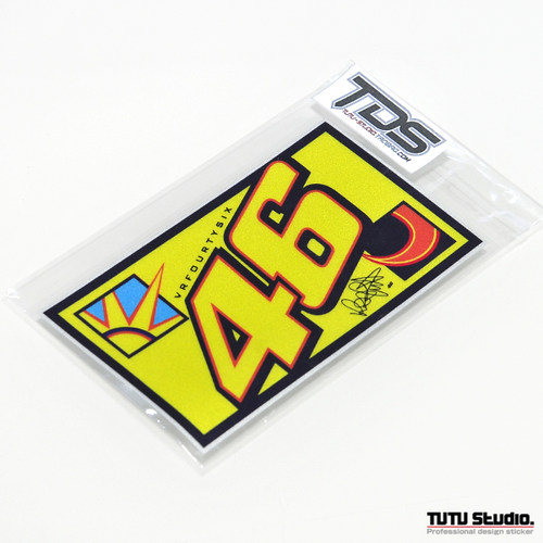 tutu圖圖車貼46号签名车队车贴