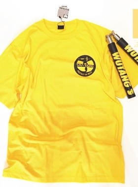 美国购武当派Wu-Tang Clan 36 chambers shaolin base说唱短袖T恤