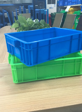 400小号塑料周转箱长方形加厚塑料盒子五金铁件工具收纳胶盒密封