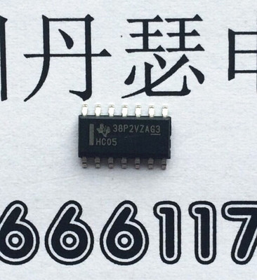 SN74HC05DR  封装SOP贴片 丝印：HC05  德州TI全新原裝