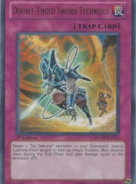 游戏王 美版 正版 - 诸刃的活人剑术 Double-Edged/面闪/RYMP