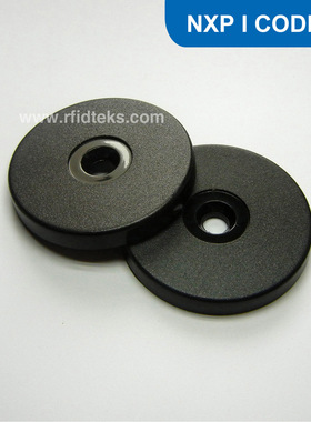 直径40MM ISO15693 13.56MHZ NFC巡逻点 RFID巡更钮 I CODE SLIX
