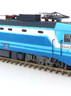 仿百万城 韶山8 SS8 火车模型HO电力机车无动力需要拼装上色