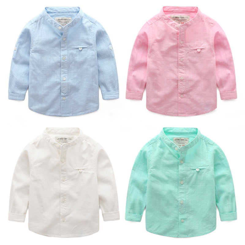 Chemise garcon à manche longue - Ref 2074025 Image 1