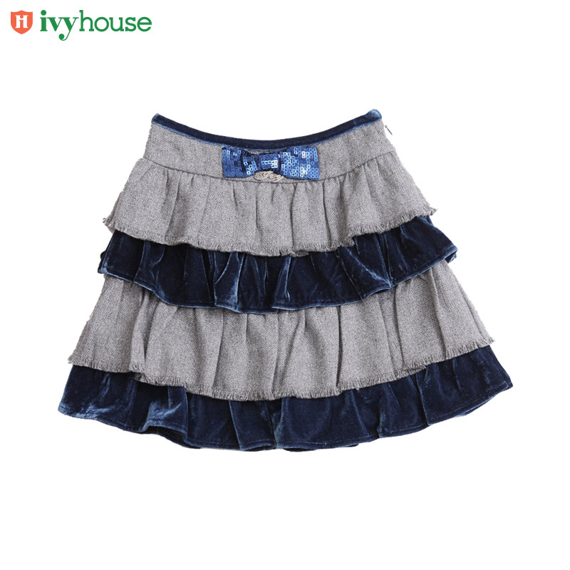 Jupe fillette IVY HOUSE en mélange - Ref 2049389 Image 1