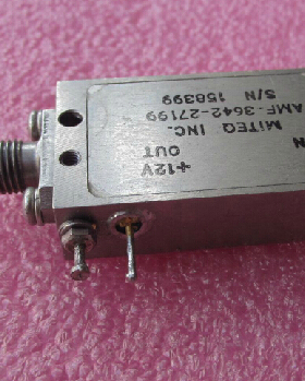 MITEQ进口 3.2-4.5GHz 40dB SMA低噪声微波功率放大器