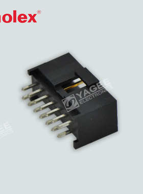 90130-1214 901301214莫仕molex 插座 黑色 间距2.54mm 正品