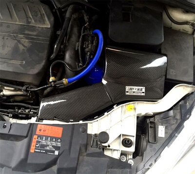 适配新福克斯1.6 1.5T涡流3三代EDDY碳纤进气风箱冬菇头套件改装