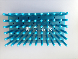 。【海门姚氏】塑料柱式试管架 试管沥水架 6X11 试管可倒插 可开