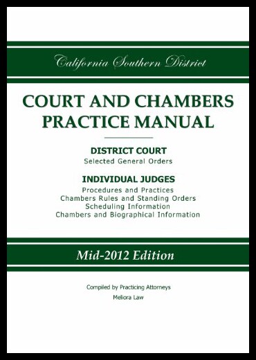 【预售】California Southern District Court and Chambers P