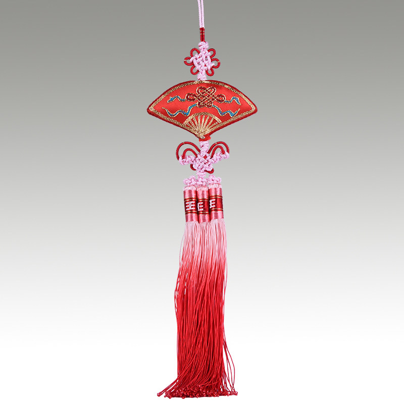 车吊坠挂件创意保平安刺绣挂饰苏绣中国特色礼物送老外出国小礼品