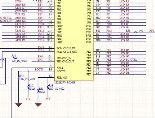 STM32F746开发板原理图 WM8994 USB-OTG LAN8742 USB3320 QSPI