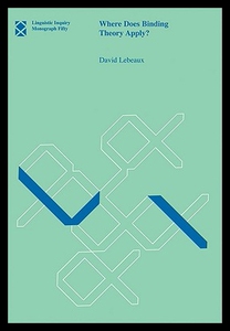 【预售】Where Does Binding Theory Apply?