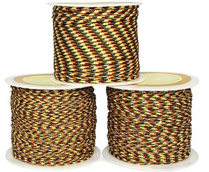 五色五彩线大小金刚凤眼金刚星月菩提子佛珠手链串编绳配饰diy