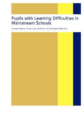 【预售】Pupils with Learning Difficulties in Mainstrea...
