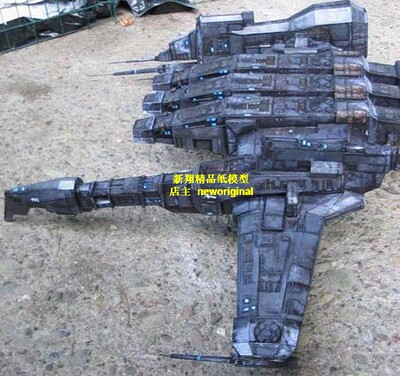 科幻概念战舰太空飞船星战前夜EVE Online加达理茶隼级护卫舰模型