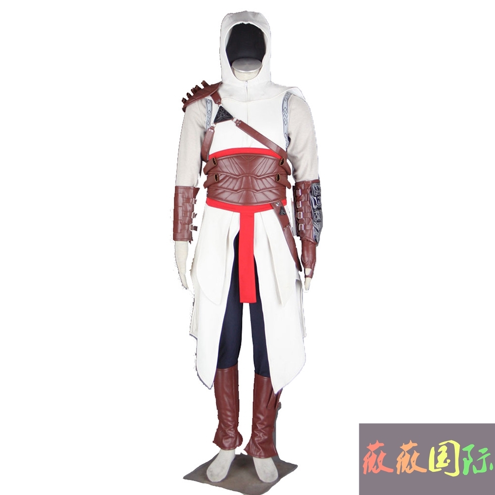 刺客信条3cosplay衣服刺客装1代阿泰尔服装男装