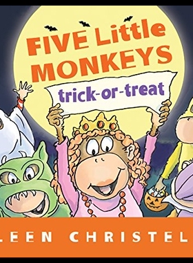 现货 Five Little Monkeys Trick-Or-Treat