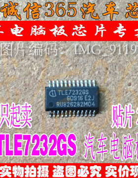 TLE7232GS  汽车电脑板常用易损芯片IC 现货