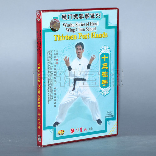 【正版】硬门咏春拳系列 十三桩手 1DVD 林欣（主讲） - 封面