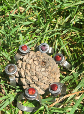 木心子弹壳戒指手工制作军旅情节