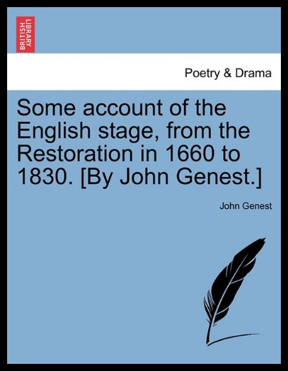 ¡¾Ô¤¶©¡¿Some Account of the English Stage, from the Resto
