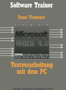 【预售】Textverarbeitung Mit Microsoft Word 4.0 Auf Dem PC