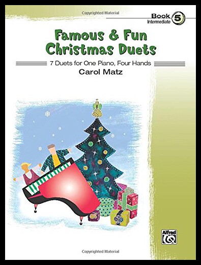 【预售】Famous & Fun Christmas Duets, Bk 5: 7 Duets for O