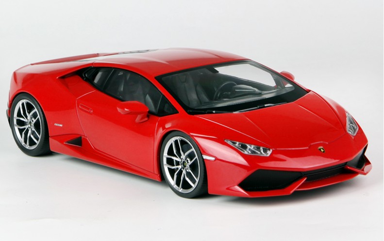 京商原厂 1:18  兰博基尼huracan lp610-4 飓风 跑车红色汽车模型