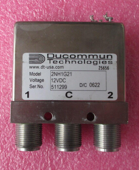 美国ducommun 2NH1G21 DC-14GHz 12V 3000W N 单刀双掷同轴开关