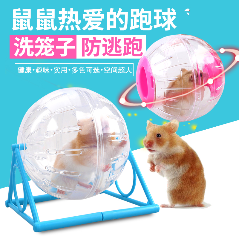 包郵倉鼠球金絲熊水晶跑球滾球輪子滾輪運動球轉輪透明玩具用品