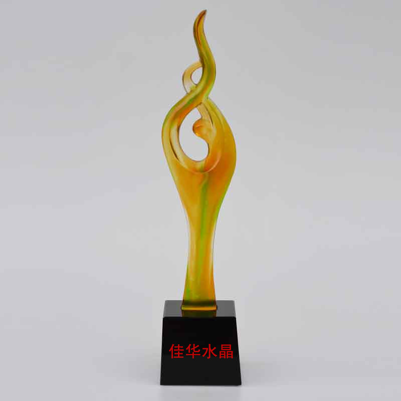 琉璃水晶奖杯奖牌定制 客户合作伙伴 公司活动商务礼品