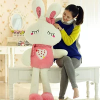 Плюшевый кролик, игрушка, милая детская тряпичная кукла, подушка для сна, подарок на день рождения, Южная Корея
