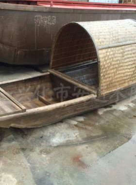 厂家直销大小颜色可定制乌篷船木船中国风古典仿古木船装饰道具船