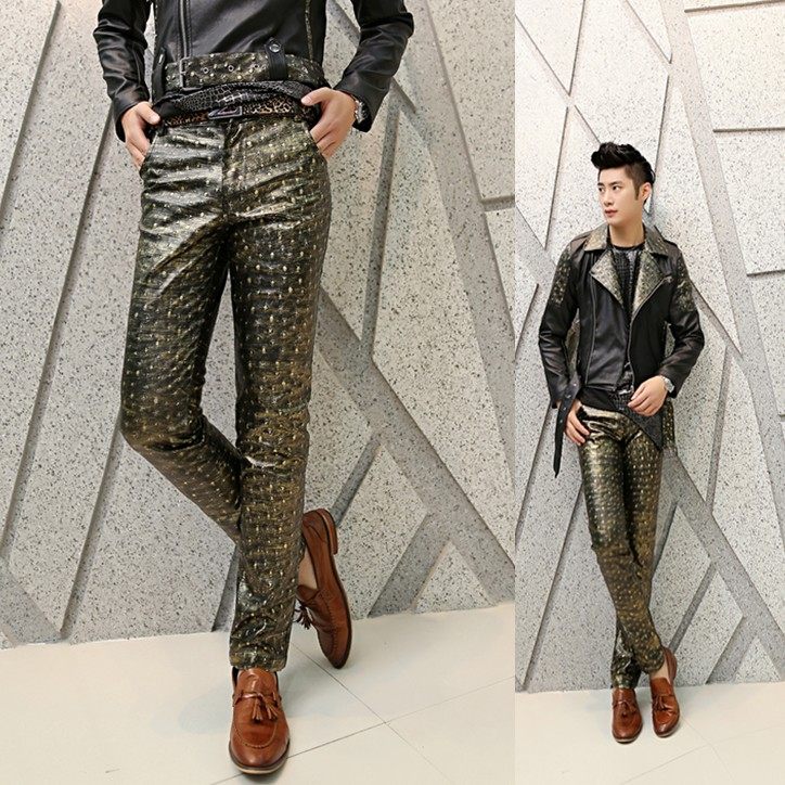 Pantalon cuir homme pour jeunesse pour automne - Ref 1494908 Image 1