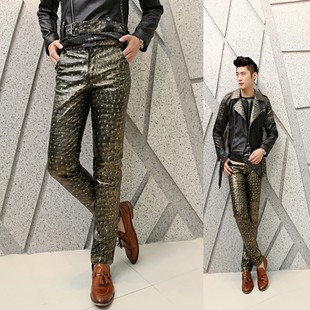 Pantalon cuir homme pour jeunesse pour automne - Ref 1494166 Image 33