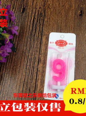 生日快乐浪漫数字蜡烛