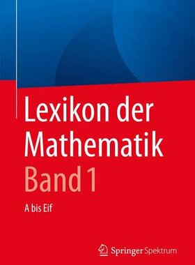 【预订】Lexikon Der Mathematik: Band 1: A Bis Eif