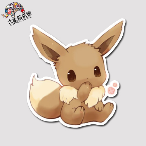 神奇宝贝贴纸口袋妖怪go周边贴纸笔记本贴纸行李箱贴纸防水贴纸30