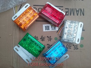 TIA边灯超强防水LED轮胎灯挂角灯侧灯24V汽车边灯超亮货车带轮胎