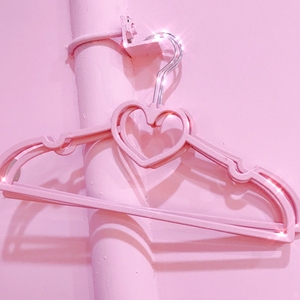 韩国ins少女心粉色衣架