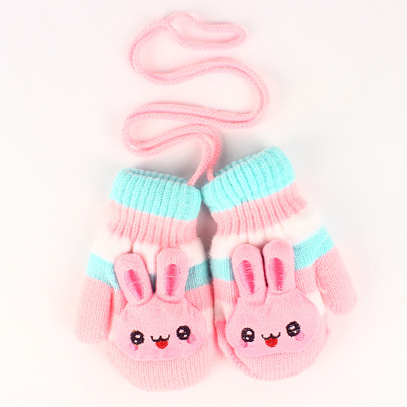 Gants pour fille en cachemire - Ref 2150352 Image 1