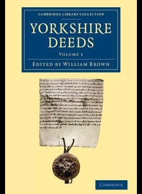 【预售】Yorkshire Deeds: Volume 1